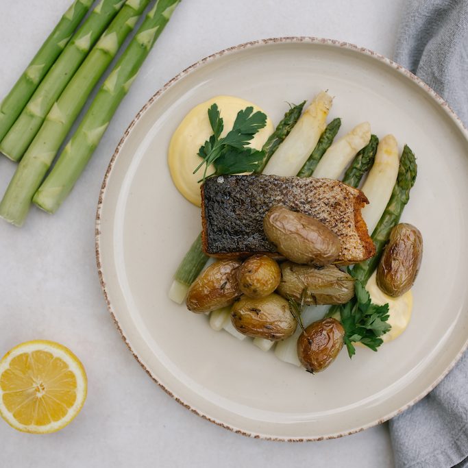 Asperges Met Vis - Sam Sam Maaltijden